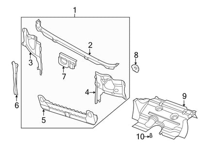 GENUINE BONNET LATCH VERTICAL SUPPORT NISSAN PATHFINDER NEW PART