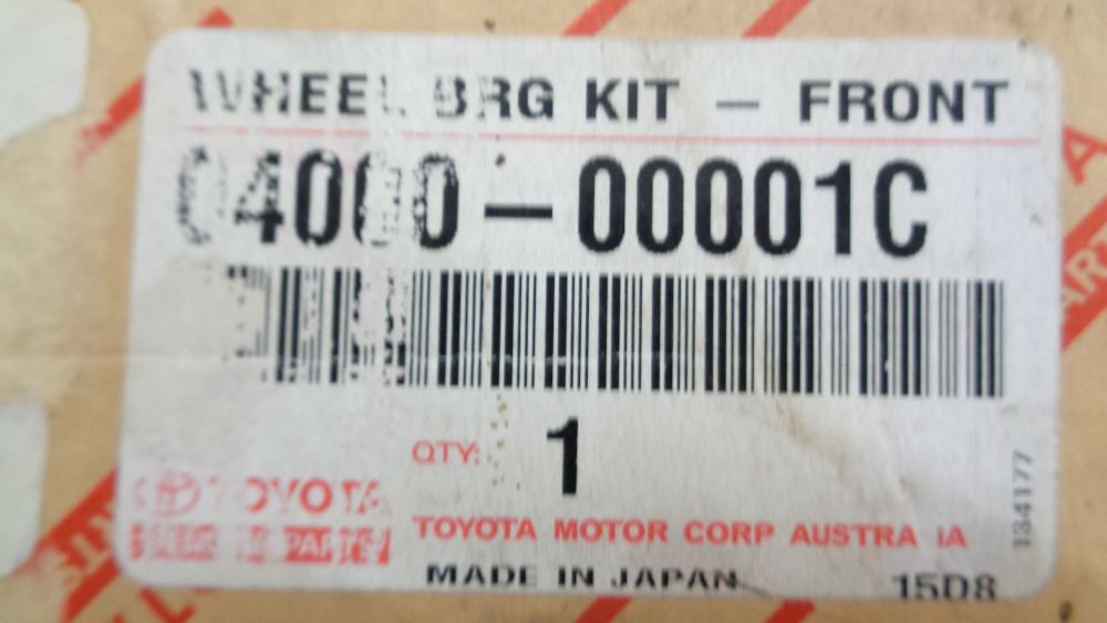 Toyota Landcruiser Genuine Front Wheel Bearing Kit New Part