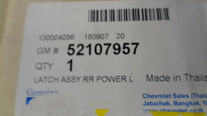 Holden RG Colorado Genuine Left Hand Rear Door Latch Assy New Part