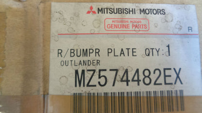 Mitsubishi Outlander Genuine chrome rear bumper step plate New Part