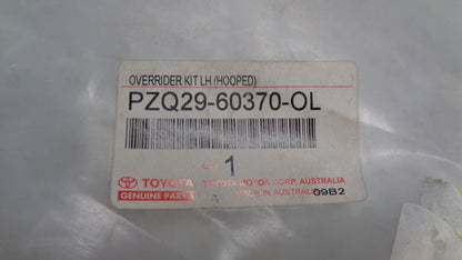 TOYOTA PRADO 150 GENUINE LEFT (PASSENGER) HOOPED BULLBAR OVERRIDER NEW PART