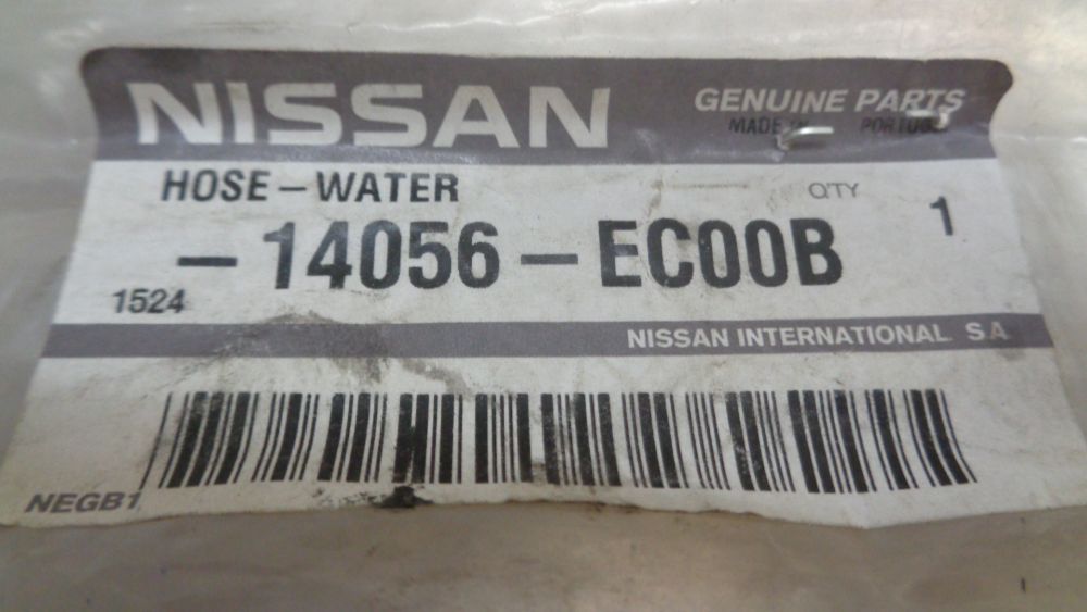 Nissan Navara D40T Genuine Water Hose New Part