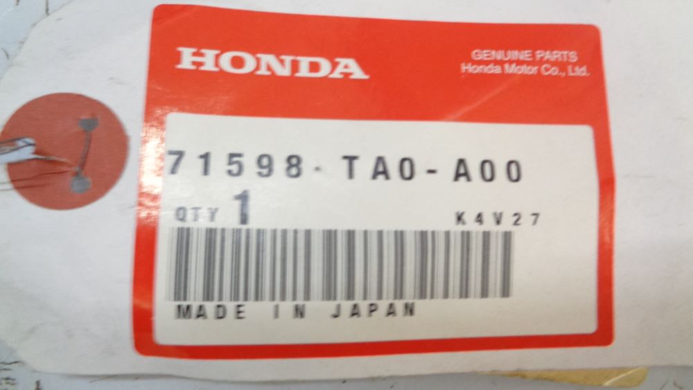 Honda Accord Genuine Left & Right Rear Bumper Supports New Part