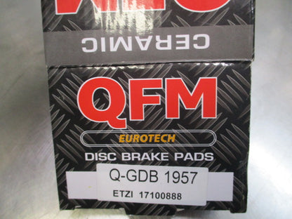 QFM Eurotech Ceramic Rear Brake Pad Set Suits Audi A3-TT-S3-Golf-Golf-R New Part