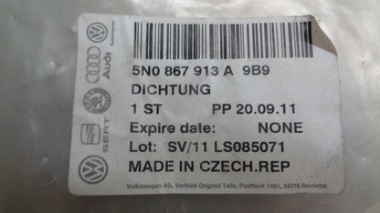 VW Tiguan Genuine Passenger Rear Rubber Door Seal New Part