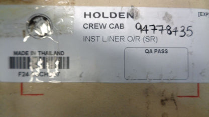 Holden Colorado RG Genuine Over Rail Tub Liner Fitting Kit *INCOMPLETE* New Part