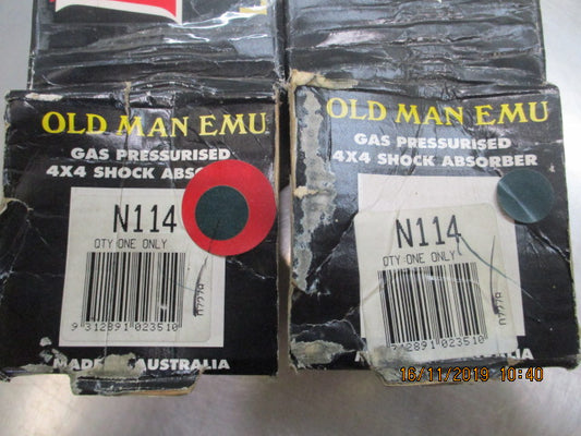 Old Man Emu Front Nitro Gas Shocks 40mm Lift (Pair) Suits Toyota Bundera - New Part