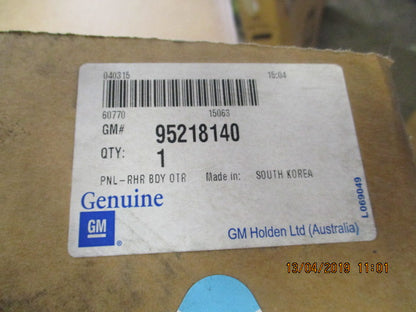 Holden Cruze Genuine Right Hand Center Pillar Frame New Part