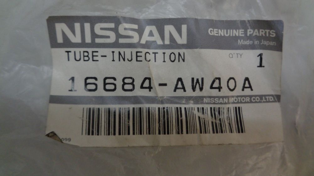 Nissan Navara D40M Genuine No5 Injection Tub Assy New Part