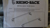 Rhino Sportz 2500 Two Bar Rack System Suits Various Models