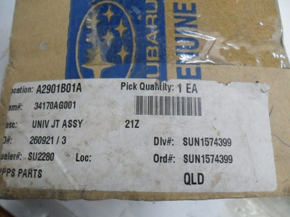 Subaru Legacy / Outback Intermediate Steering Shaft Genuine New Part