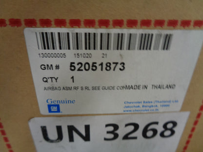 Holden RG Colorado Genuine Left Hand Curtin Airbag Assy New Part