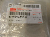 Isuzu MU-X Genuine Blank Key New Part