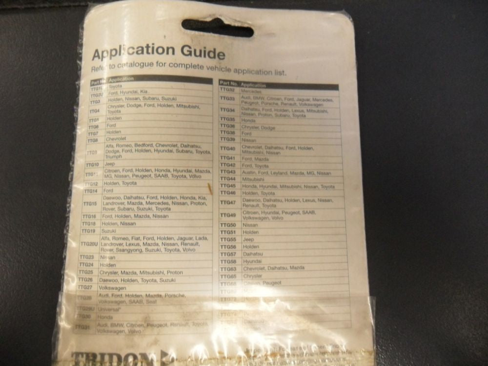 TRIDON Thermostat Gasket Suitable for Ford Laser New Part