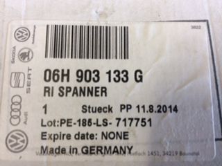 VW Amarok/Audi Genuine Belt Tensioner New Part