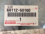 Toyota Landcruiser Genuine Left Hand Front Door Glass New Part