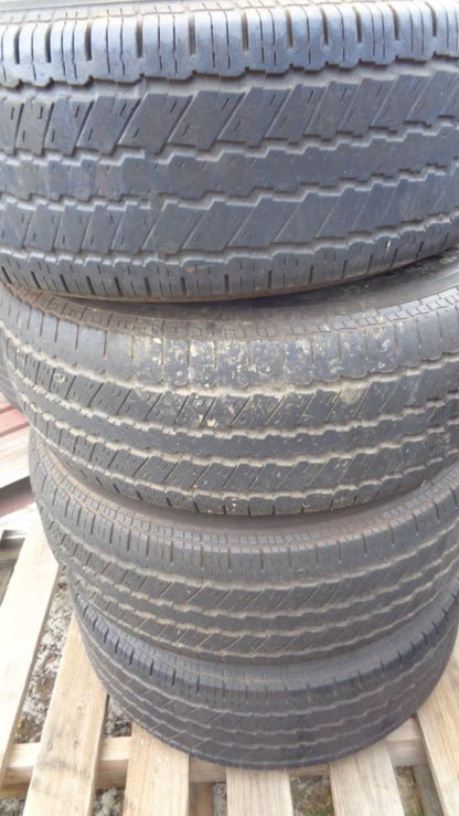 Nissan Navara D40 Thai genuine set 4 alloy rims with centre caps & tyres