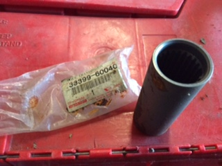 Toyota Landcruiser genuine transmission sleeve new part