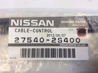 Nissan Navara D22 Genuine air intake control cable door new part