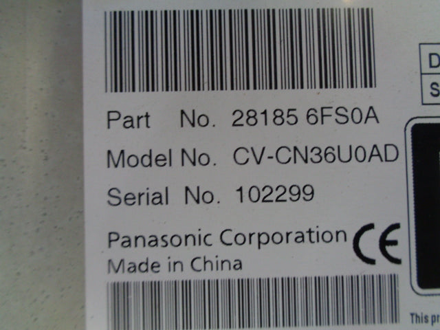 Nissan Qashqai Genuine Head Unit New Part