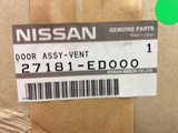 Nissan Tiida C11 Genuine Door Assy Vent Closer New Part