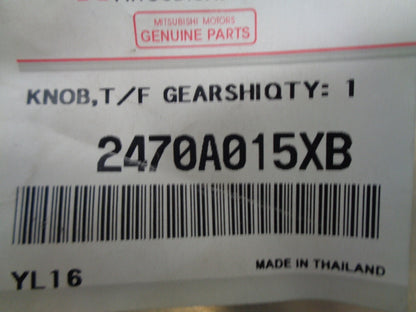 Mitsubishi Triton Genuine 4x4 Selector Gear Knob New Part