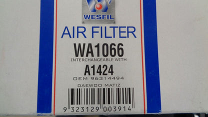 Wesfil Air Filter Suits Daewoo Matiz New Part