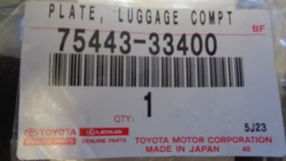 Toyota Camry Genuine  V6 Boot Lid Emblem New Part