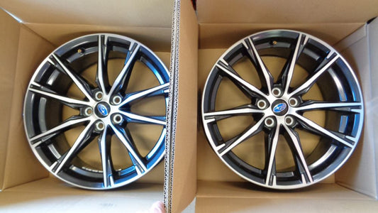 Subaru Impreza/BRZ Genuine Set of 4 Alloy Wheels With Centre Caps New Part