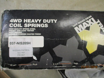Maxitrac Front Heavy Duty 50mm Lift Coils Suits Nissan Patrol Y61/Y60 GU/GQ New Part