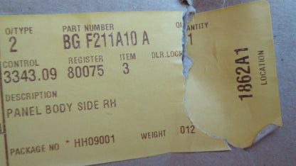 Ford Falcon FG MK1-MK2 & FT-X drivers side front door panel new part