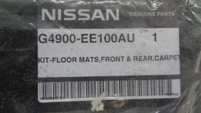 Nissan Tiida Genuine Carpet Floor Mat Set Beige New Part