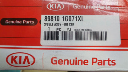 Kia Rio Sedan Genuine Center Seat Belt New Part
