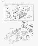 Isuzu D-Max Genuine Left Hand Side Rear Bumper Bracket New Part