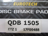 QFM Eurotech Front Brake Pad Set Suits Jaguar S Type New Part