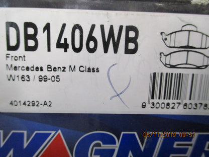 QFM/Wagner Genuine Front Brake Pad Set Suits Mercedes Benz New Part