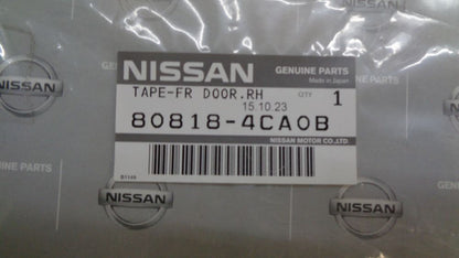 Nissan X Trail Genuine Right (Driver) Frt Door Vert Black Tape New Part
