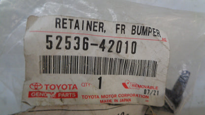 TOYOTA RAV4 GENUINE LEFT (PASSENGER) FRONT BUMPER BAR SLIDE NEW PART