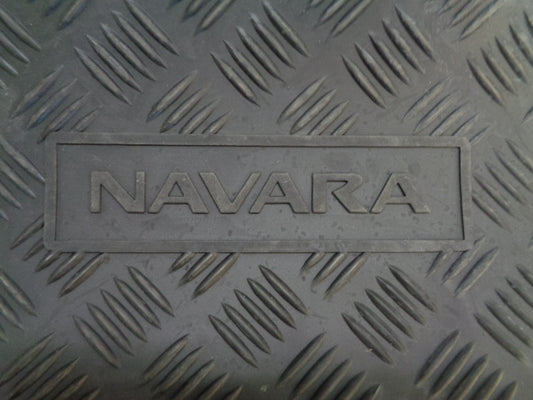Nissan Narvara D22 Genuine Rear Heavy Duty Rubber Mat Set New Part