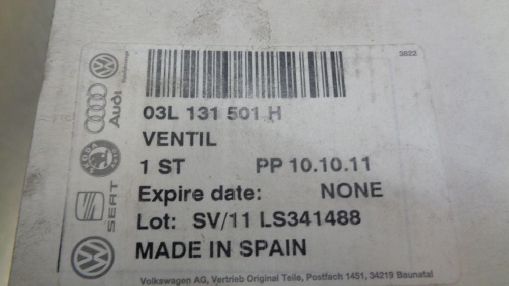 VW Transporter T5-T6 Genuine 180BHP TDI EGR Valve New Part