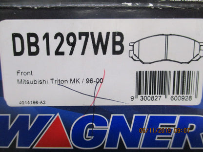 Wagner Front Brake Pad Set Suits Mitsubishi MK Triton New Part
