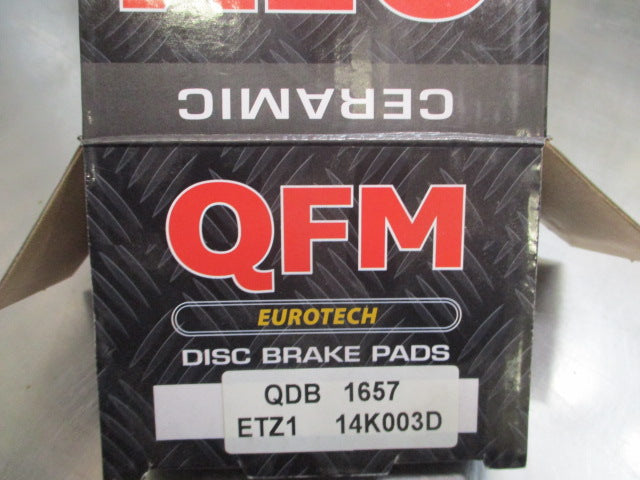 QFM Eurotech Ceramic Rear Brake Pad Set Suits Mercedes-Benz New Part