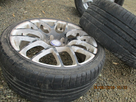 Alloy Rims X2 19x8.5 With Tyres (Tyres No Good) Used Part