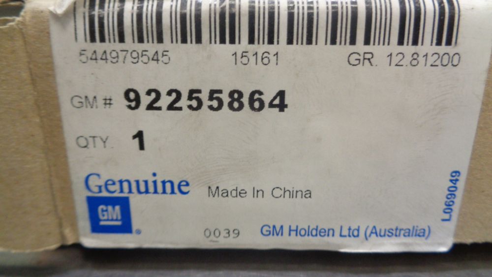 Holden Commodore VF Genuine Front Right Hand Roof Moulding New Part