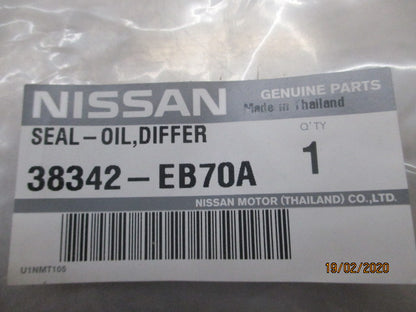 Nissan Navara D40 Thai Genuine Differential Oil Seal Diff Side New Part