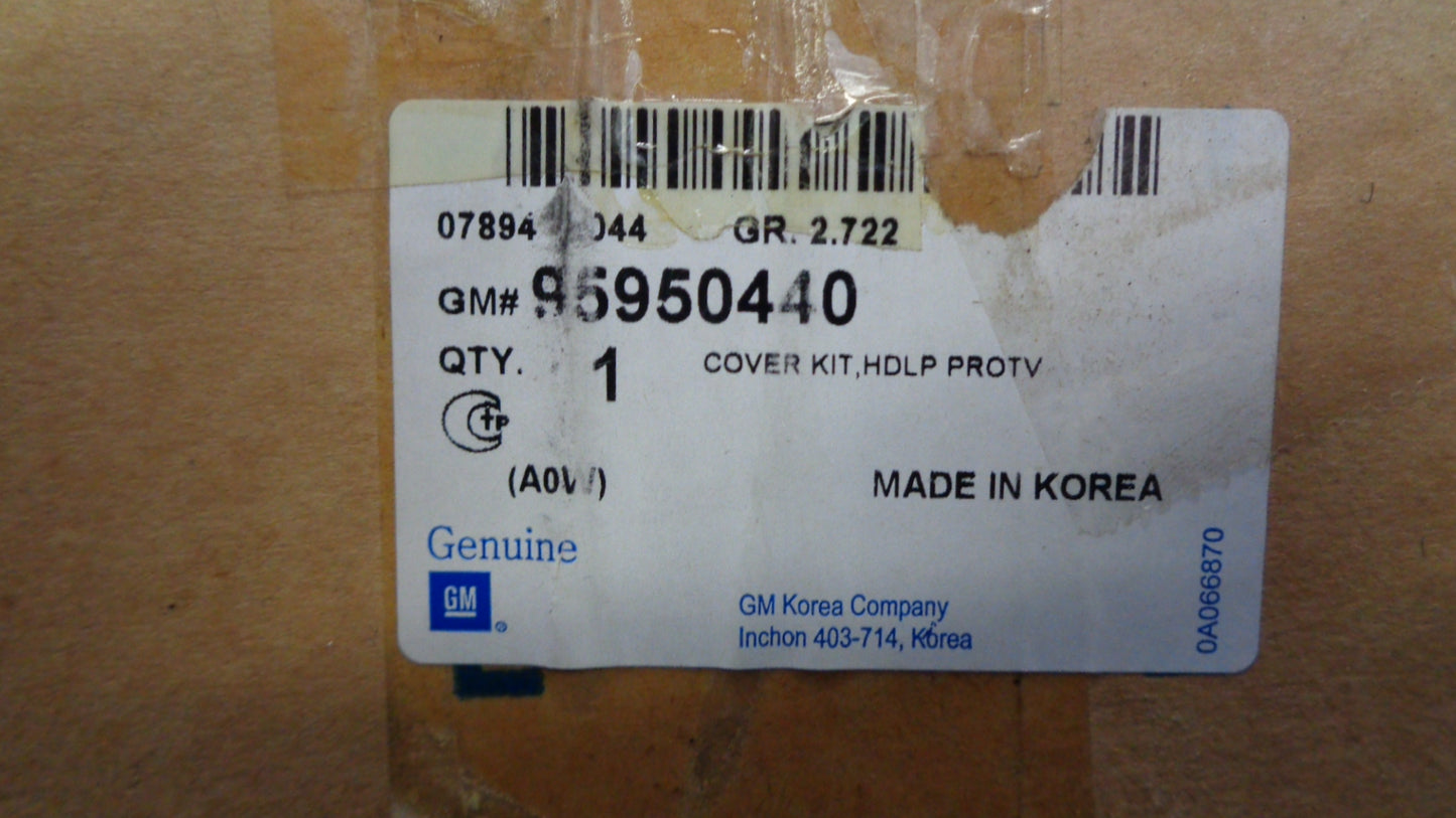 Holden Barina TM Genuine Chrome Protective Pair Headlight Bezel New Part