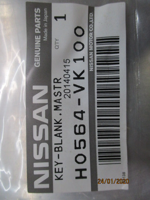 Nissan Patrol Y61 GU Genuine Master Key Uncut New Part