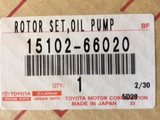 Toyota Landcruiser genuine oil pump rotor set new part