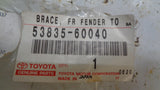 TOYOTA LANDCRUISER GENUINE RIGHT (DRIVER) FRONT SPLASH SHIELD BRACE NEW PART