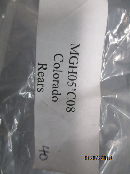 Canvas Seat Cover Company Rear Seat Cover Canvas Suits RC Colorado Dual cab New Part.